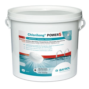 Chlorilong Power 5 zur Dauerdesinfektion, 5kg Tabletten, Bayrol